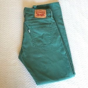 Levi’s 32x30 Green Corduroy Pants
